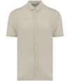 SP517 Spasso Short Sleeve Linen Shirt Linen Sand colour image